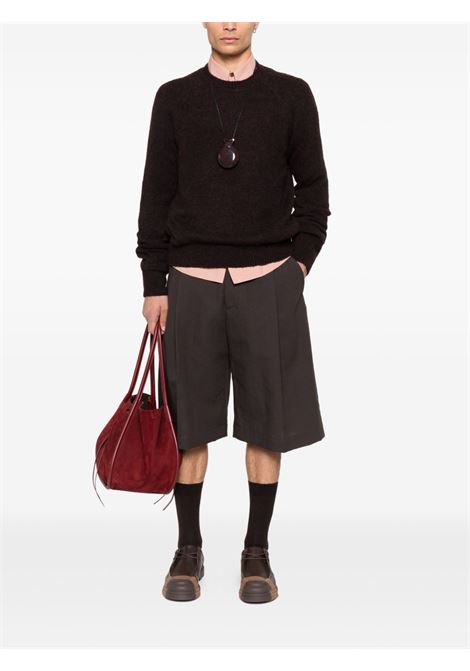 03250 melbourne 2709 m.k sweater man dark brown DRIES VAN NOTEN | 252-021223-2709704